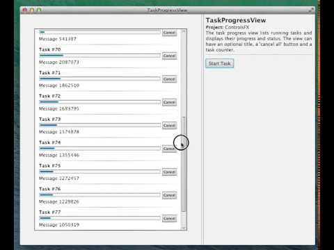 JavaFX: Task Progress View