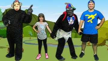 O FILHO DA MAMÃE GORILA APARECEU E TROSLO A GENTE