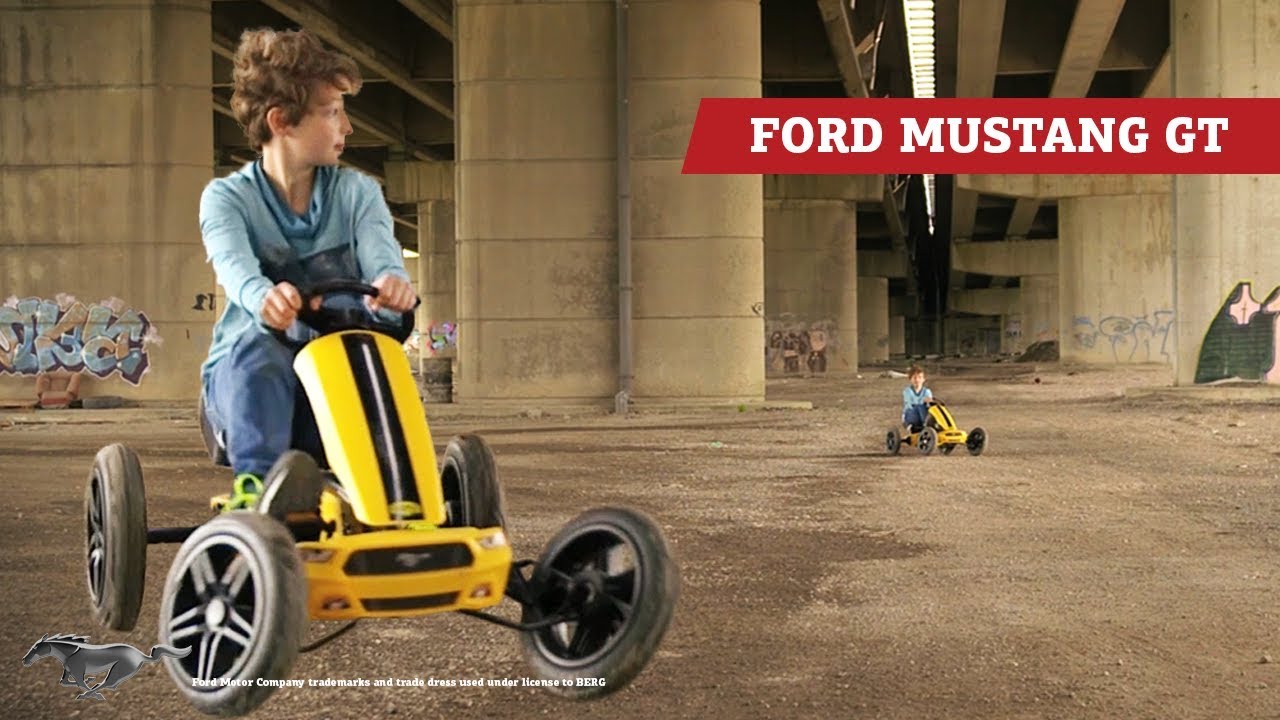 berg ford mustang gt pedal go kart