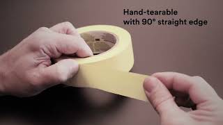 3M  2097 Quick & Clean Exterior Masking Tape - How To - 42 Seconds