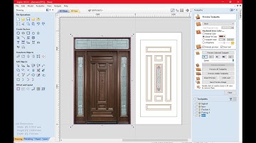 how to make door design for cnc in aspire 10.5 lecture 33