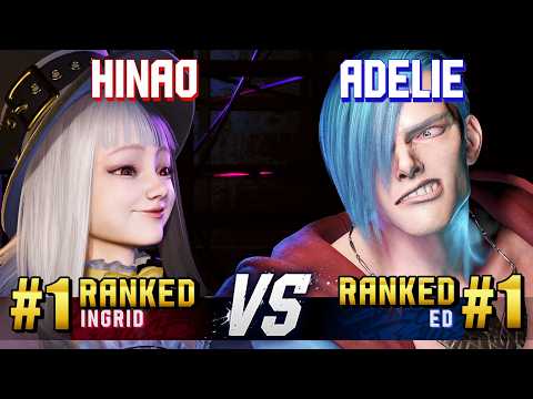 SF6 ▰ HINAO (#1 Ranked Ingrid) vs ADELIE (#1 Ranked Ed) ▰ High Level Gameplay