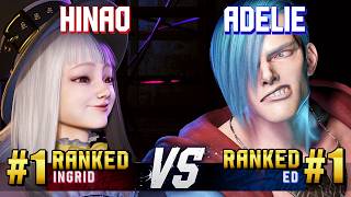SF6 ▰ HINAO (#1 Ranked Ingrid) vs ADELIE (#1 Ranked Ed) ▰ High Level Gameplay screenshot 2