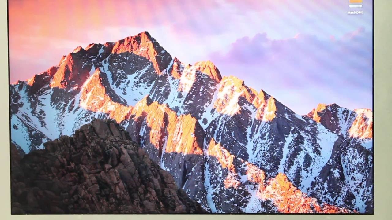 Первый запуск beta MacOS Sierra