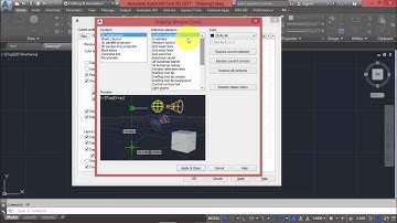 How to change background Color in Autodesk Autocad Cambodia Civil Engineering