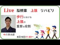 【脳梗塞 上肢 リハビリ】歩行における上肢の重要な役割