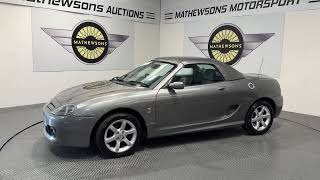 2002 Mg Tf  Mathewsons Classic Cars  Auction 24 25 U0026 26 June 2026