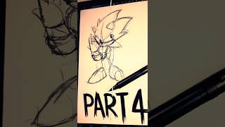 Refining Sonic's details ✍️🦔 #SonicCD #Shorts. Full video soon. Shop: rafasstoremix.lovable.app