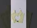 blouse design cutting stitching easy trick #sewing #short #blouse @Samreentich #tips