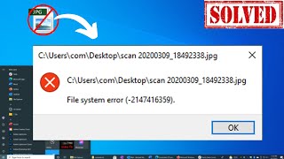 How to Fix File System Error (-2147416359 ) Photos App Error | Image files not opening screenshot 4