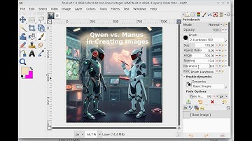 GIMP: Add Title to AI-Generated Image and Create Foggy Background!