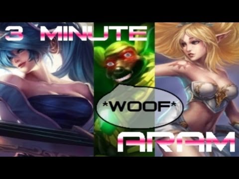 let's go League of Legends: 3 Minute ARAM #4 Nasus is Feeling Alpha