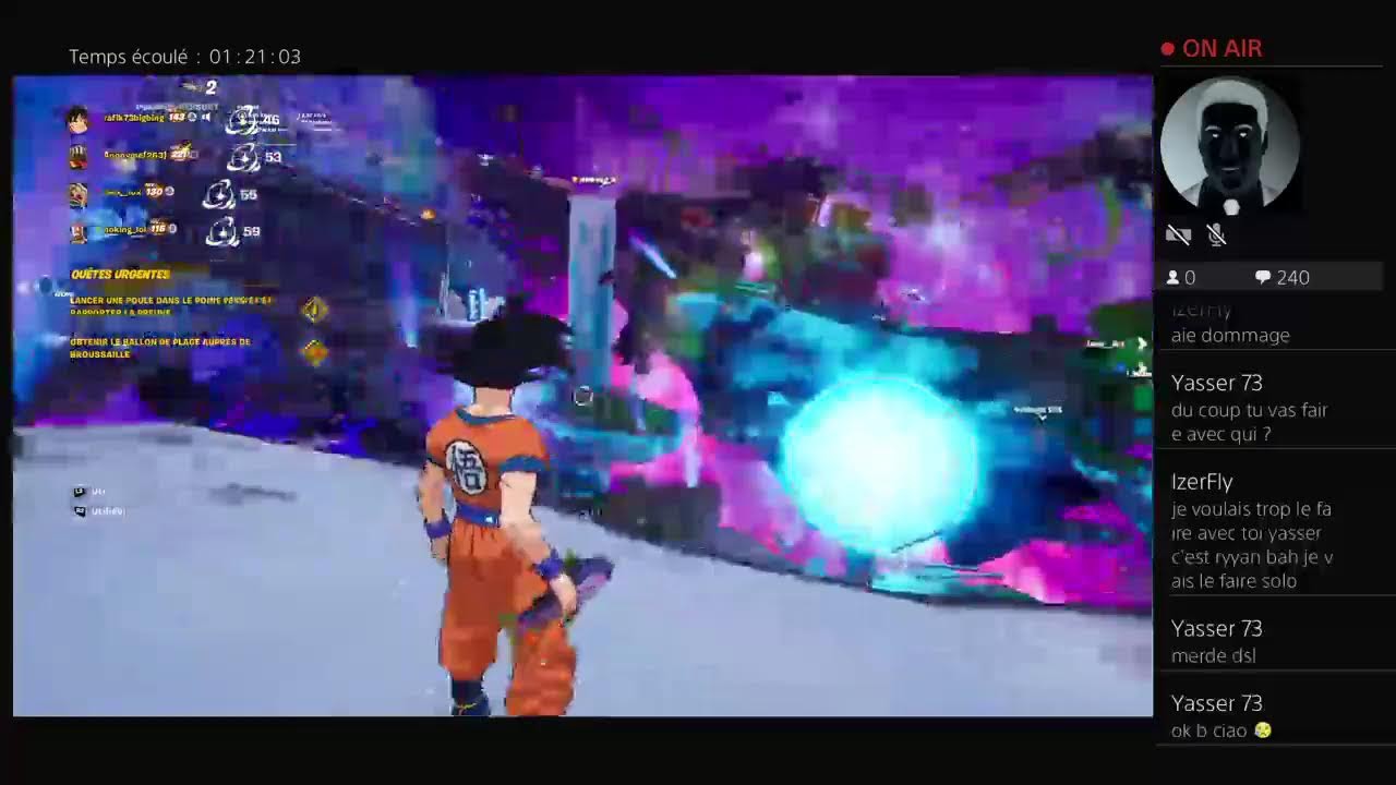 Live Fortnite Retour !! : On fait l'evenement Fracture !