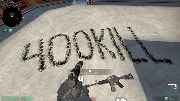 400kill in CSGO Aim Botz-Training  1-100k
