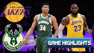 Los Angeles Lakers vs Milwaukee Bucks First Half Highlights| March 6, 2020 NBA Season