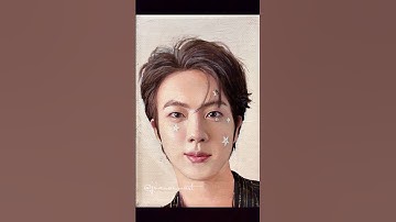 Heart First,Stars After#bts #jin #oilpainting #art