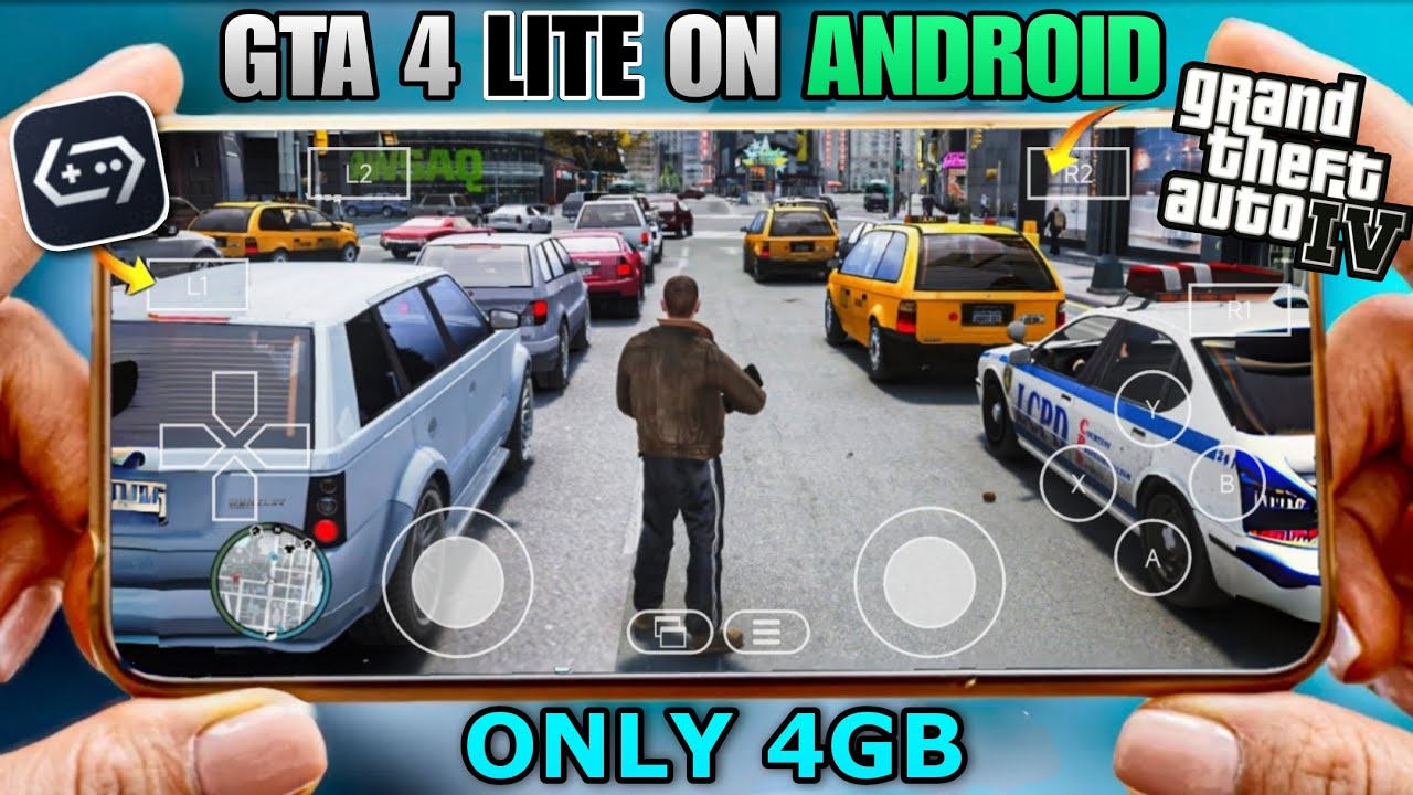 ONLY 4GB GTA IV LITE DI ANDROID Offline Bisa Misi Dan Savedata 100 