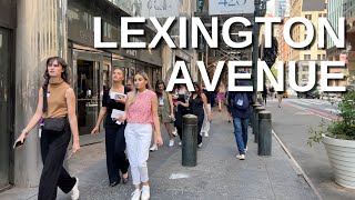 NEW YORK CITY Walking Tour [4K] - LEXINGTON AVENUE