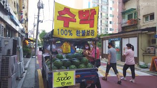 Walk from Wonhyoro 4-ga to Hangangro-dong in Seoul 원효로4가에서 한강로동