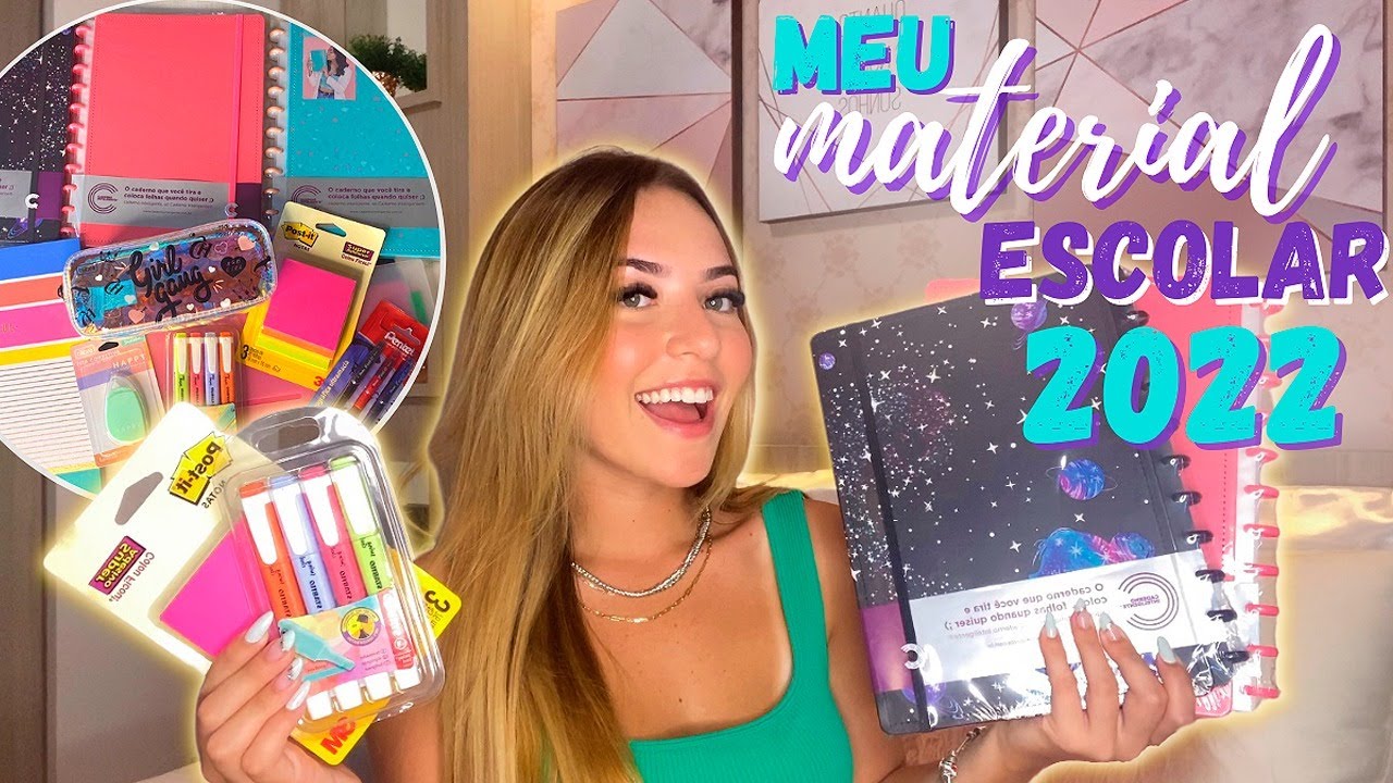 MEU MATERIAL ESCOLAR 2022 | 3º ano do E.M.