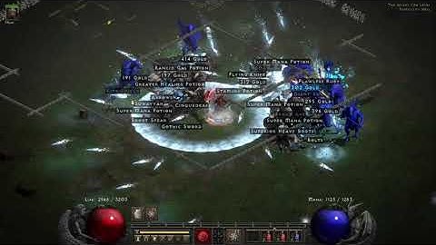 Shredding Players 8 Cows with Cold Sorc - D2R Patch 2.4 PTR