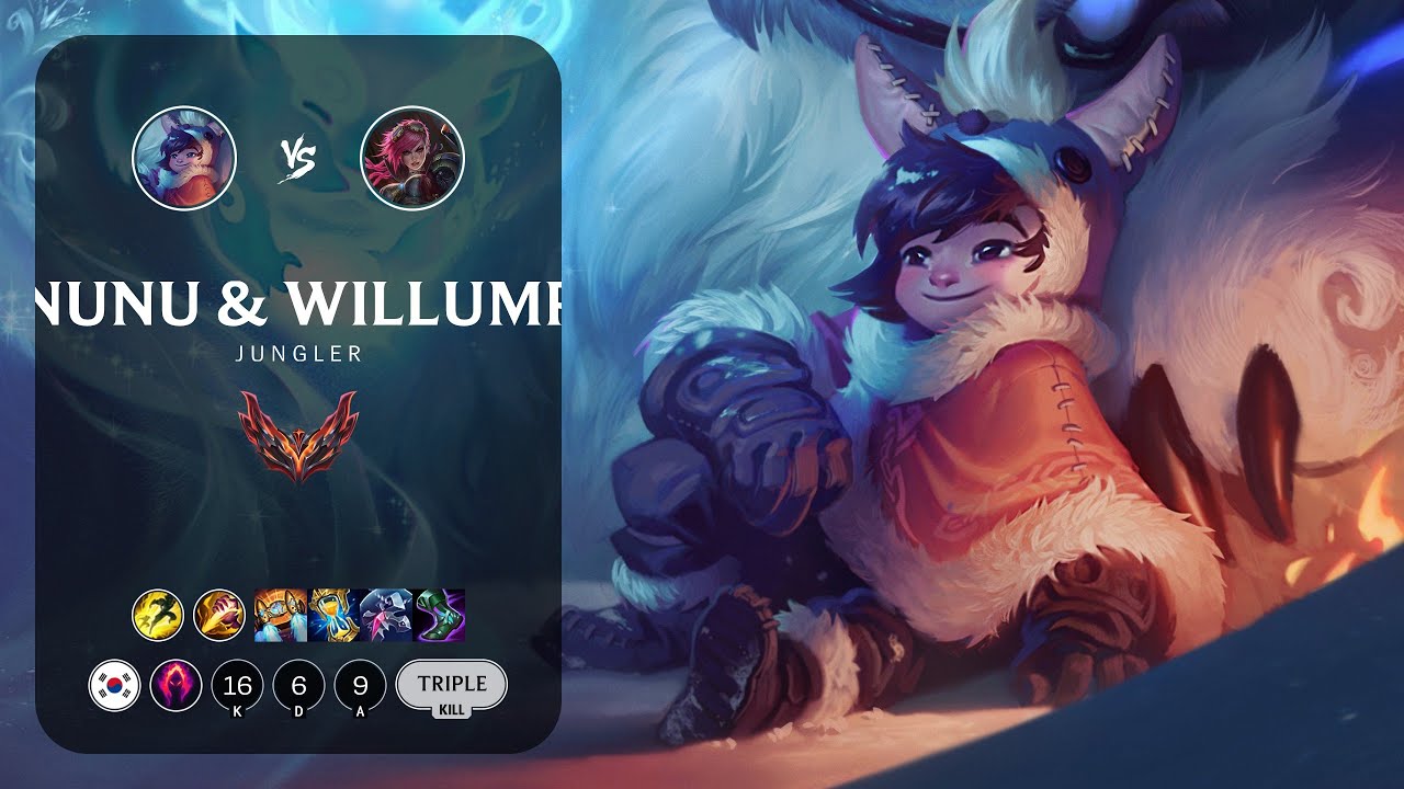 Nunu & Willump Jungle vs Vi - KR Grandmaster Patch 13.24