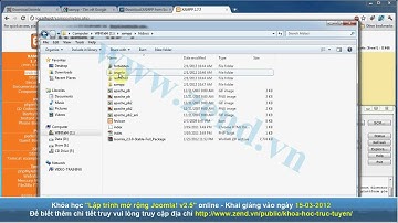 Bài 001   Hướng dẫn cài đặt joomla 2 5   ZendVN
