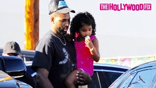 Tristan Thompson Supports His & Khloe Kardashian's Daughter True At Dance Class In Los Angeles, CA