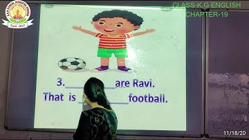 DAV SCHOOL TUTORIAL CLASS K G ENGLISH BY SHREEN MISS