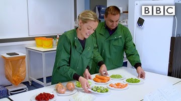 Fresh or frozen food? Using SCIENCE to prove which is best with surprising results! - BBC