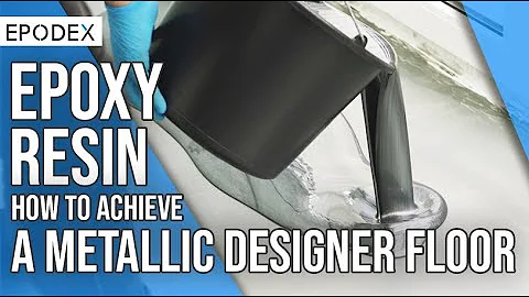 EPODEX Complete Guide on How to Achieve a Metallic Designer Floor with Epoxy Resin