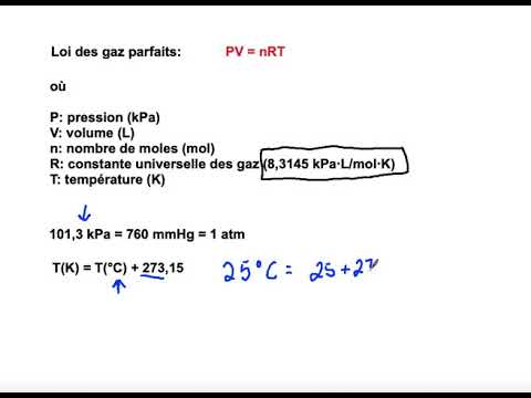 Vidéo: Qu'est-ce que la loi des gaz parfaits en chimie ?