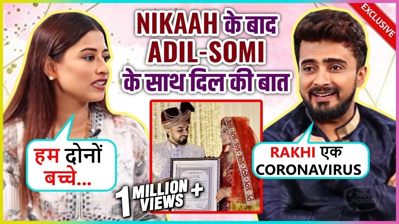 Adil-Somi's First Interview After Nikaah, Reacts On First Meet, Baby Planning, Rakhi-Rajshree & More