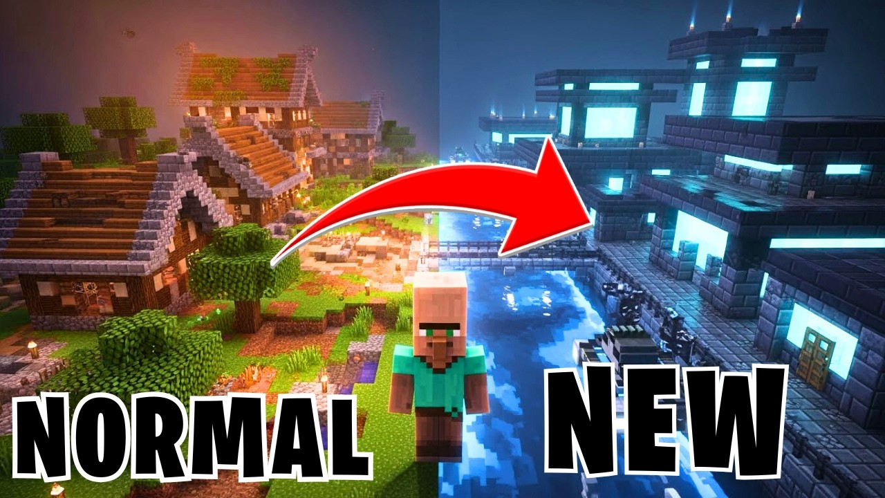 Wie ich Minecraft BESTES Dorf entdeckt habe... ( Better Minecraft 3 )