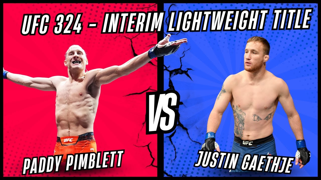 Paddy Pimblett vs Justin Gaethje Breakdown - UFC 324 Main Event