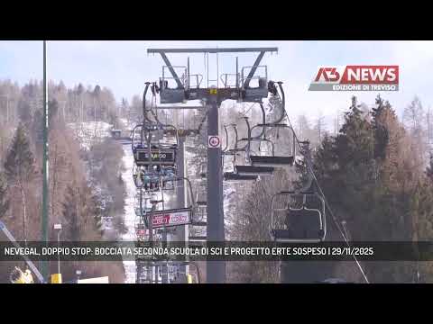 NEVEGAL, DOPPIO STOP: BOCCIATA SECONDA SCUOLA DI SCI E PROGETTO ERTE SOSPESO | 29/11/2025