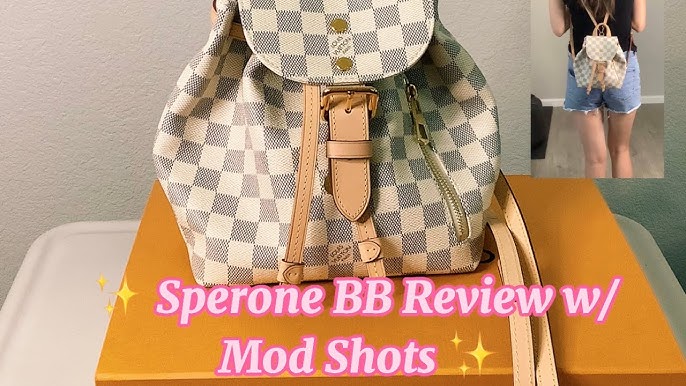 LV SPERONE BB VS. PALM SPRINGS MINI BACKPACK, BAG  UNBOXING/REVIEW/COMPARISON