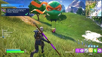 How to EASILY Search a Ninja Turtle Supply Drop Fortnite locations Quest - Phase 1