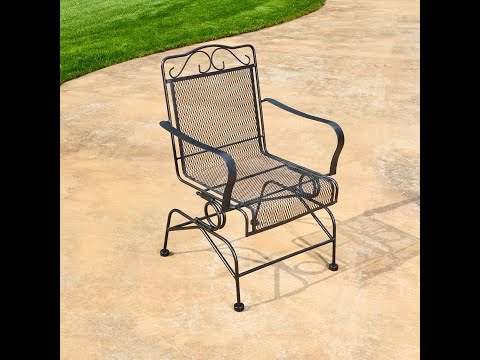 Wrought Iron Coiled Spring Chair