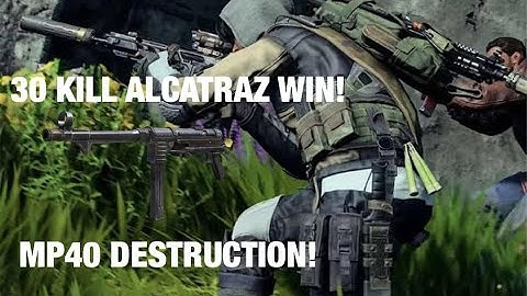30 KILL ALCATRAZ WIN WITH MP40! | CodBlackout