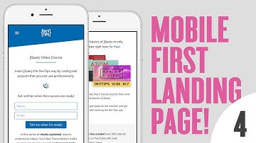 Design & Code a Mobile First Landing Page! (4/4)