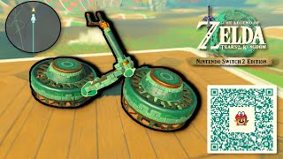 Código QR con la moto voladora perfecta en Zelda Tears of the Kingdom