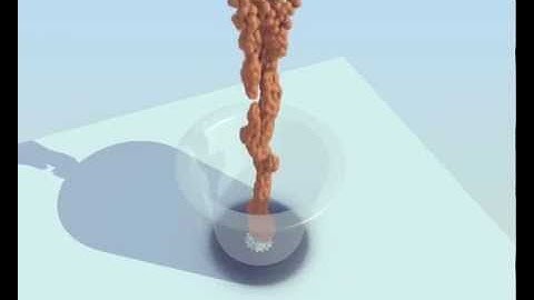 Blender Fluid Particle Test render internal