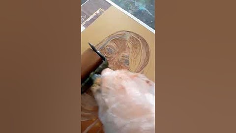 second layer of linocut print #shorts #art #shortsfeed #printing