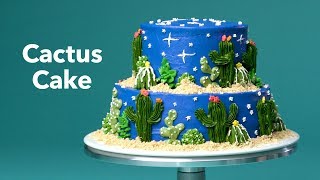 DIY Cactus Cake Tutorial 🌵🌵🌵