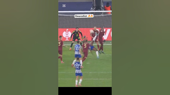 Samu omorodion scored a fantastic bicycle kick against AS Roma 🔥 #viralvideo #reels #trendingshorts