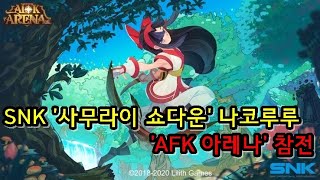 SNK 캐릭터 나코루루, AFK 아레나에 참전!