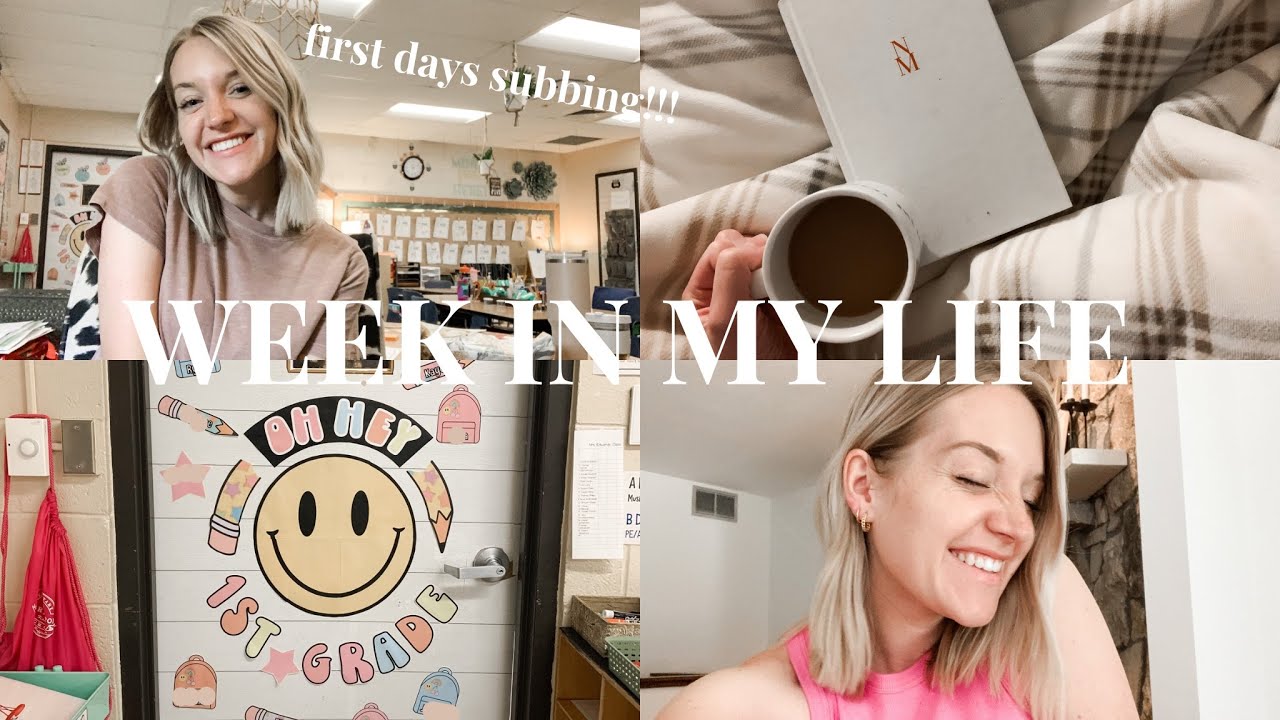 MY FIRST DAYS BACK IN THE CLASSROOM // week in my life as a stay at home mom