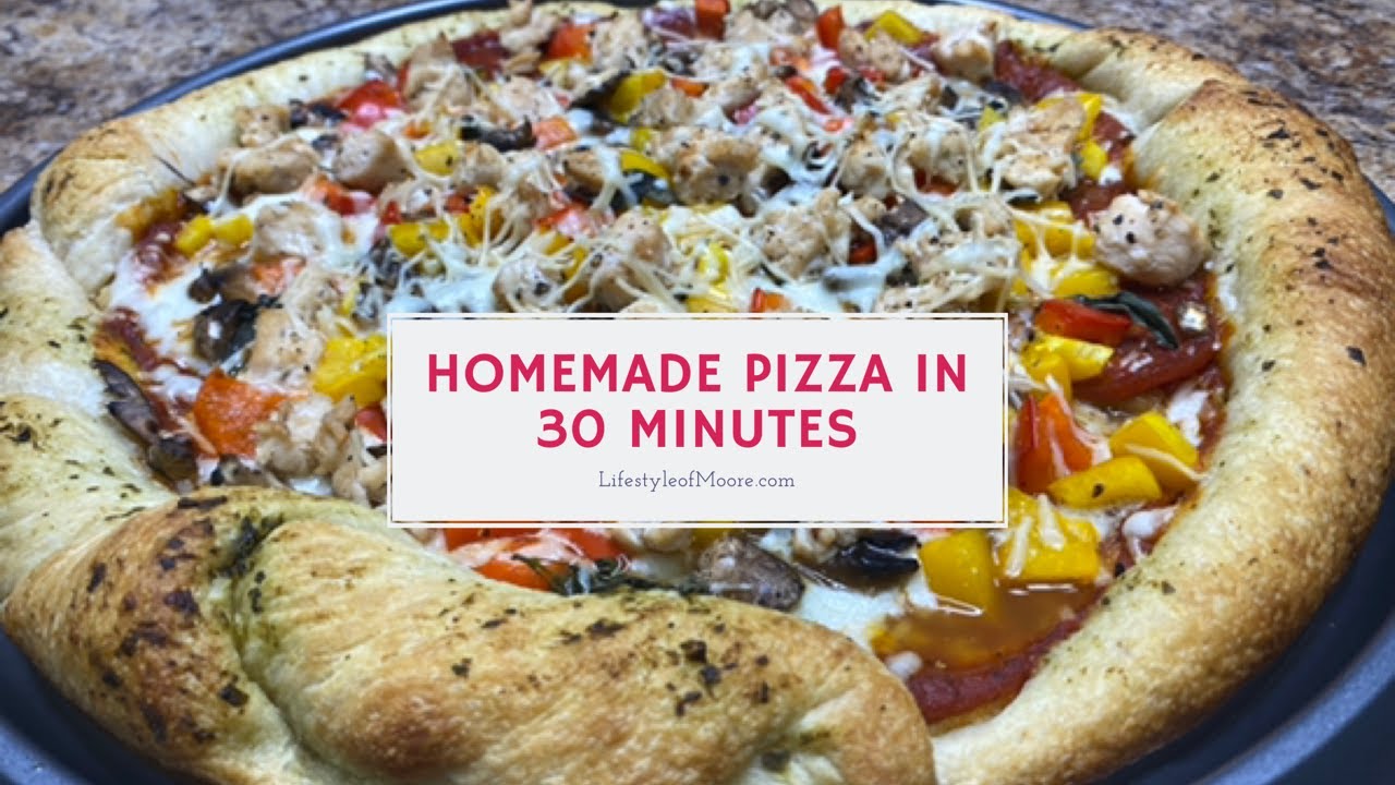 HOMEMADE PIZZA IN 30 MINUTES: How to Use The Freshest Ingredients for a Yummy Weeknight Dinner! HOMEMADE PIZZA IN 30 MINUTES: How to Use The Freshest Ingredients for a Yummy Weeknight Dinner!