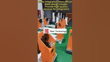 In the video, the machines are customized for robot integrators #boerrobot #manufacturing #welding